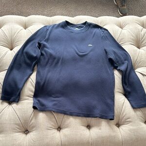 Lacoste Dark Blue Crew Neck Sweater